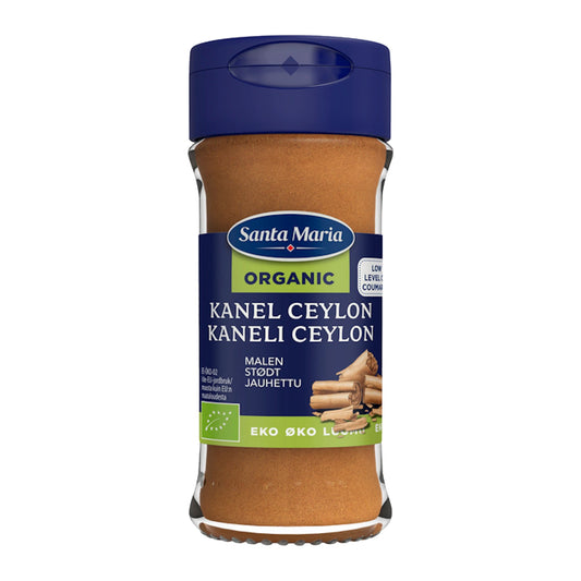 Santa Maria Organic Ceylon Cinnamon 33g Jar – product photo