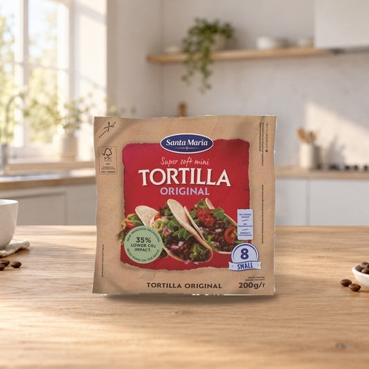 Santa Maria Tortilla Original Small 8-Pack 200g – product photo on a table