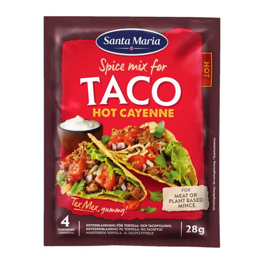 Santa Maria Taco Spice Mix Hot Cayenne – product photo