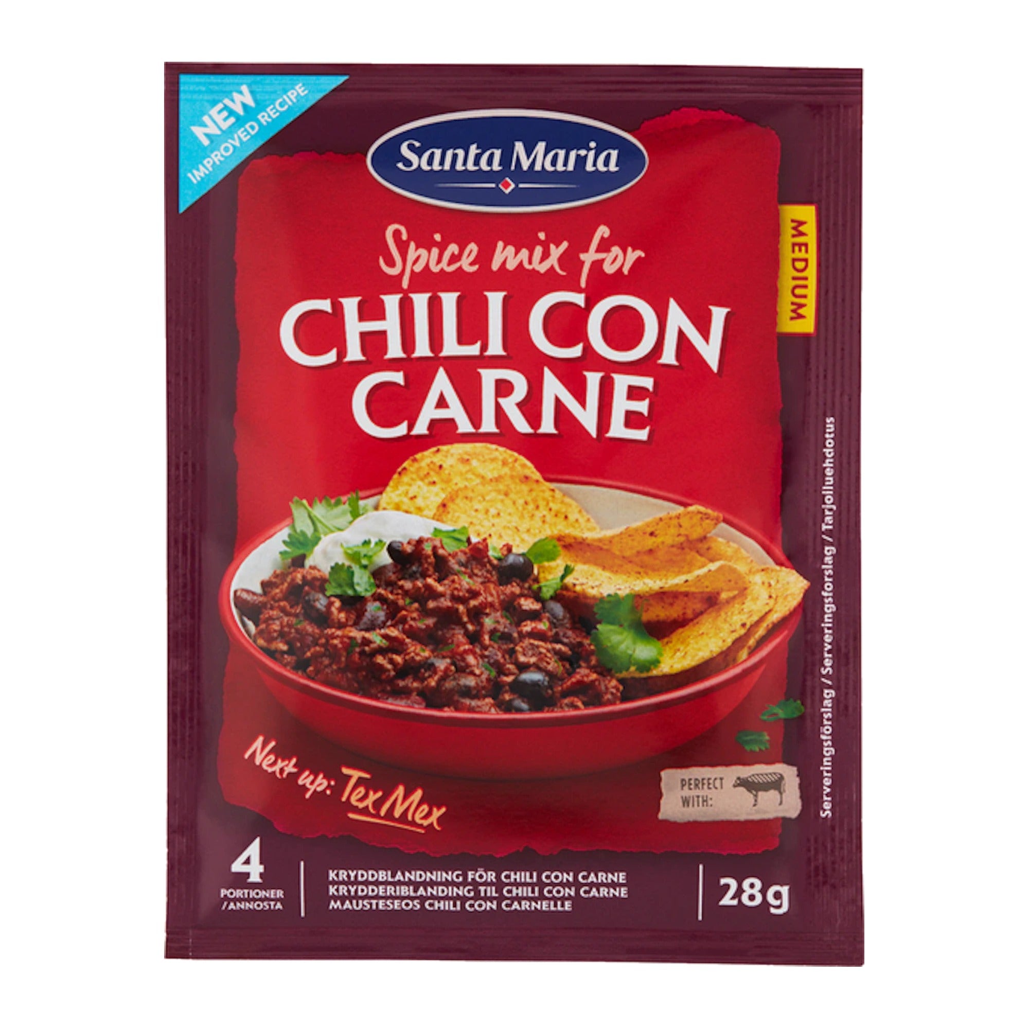 Santa Maria Chili Con Carne Spice Mix 40g Seasoning – product photo