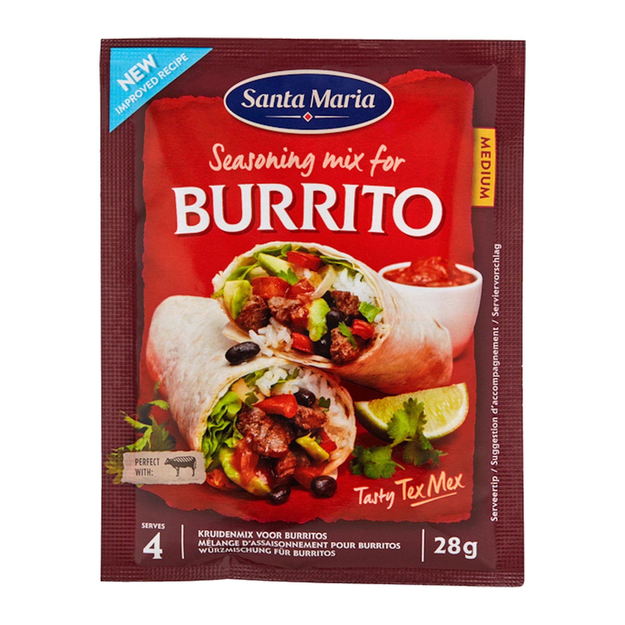 Santa Maria Burrito Spice Mix 28g – product photo