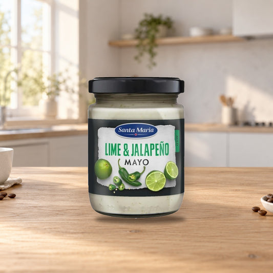 Santa Maria Lime Jalapeño Mayo 140G – product photo on a table