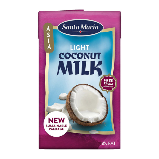 Santa Maria Light Coconut Milk, Low Fat, 250 ml – product photo