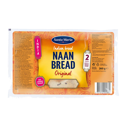 Santa Maria Naan Bread Original 2 Pieces 260g – product photo