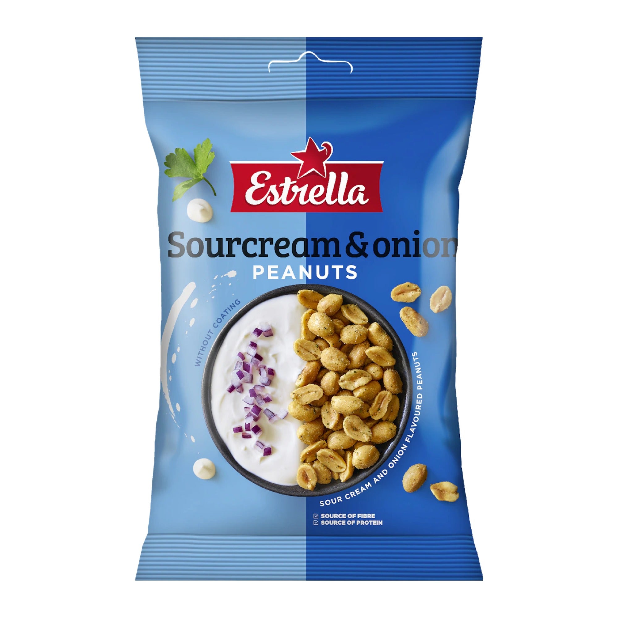 Estrella Sourcream & Onion Peanuts 140g Snack – product photo