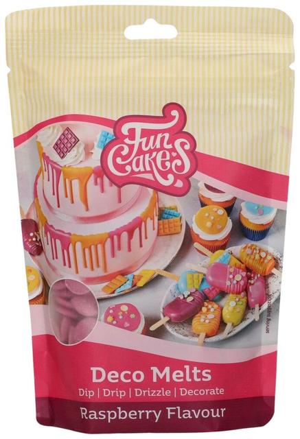 FunCakes Deco Melts Buttons. Raspberry 250g | Soposopo