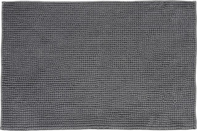 House bathroom mat Chenille 50x80 cm gray | Soposopo