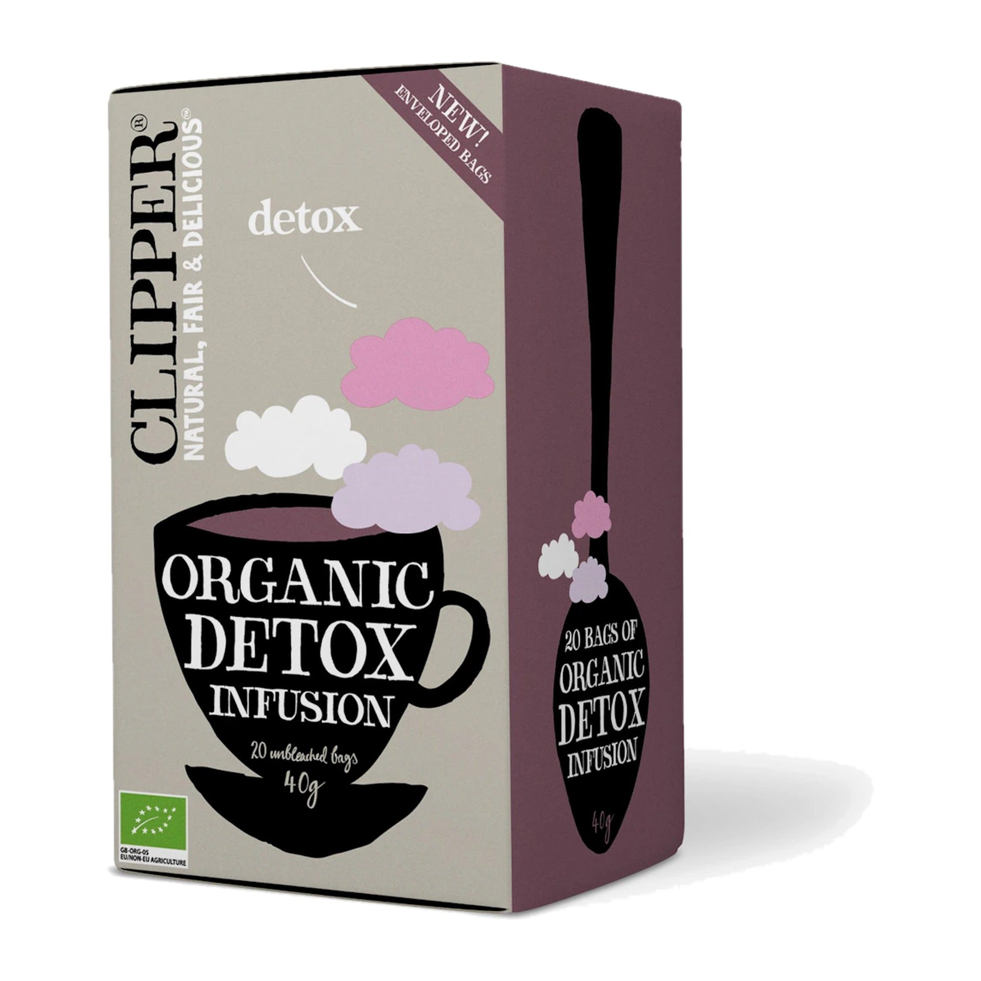 Clipper Detox Herbal Tea with Hibiscus & Nettle – product photo