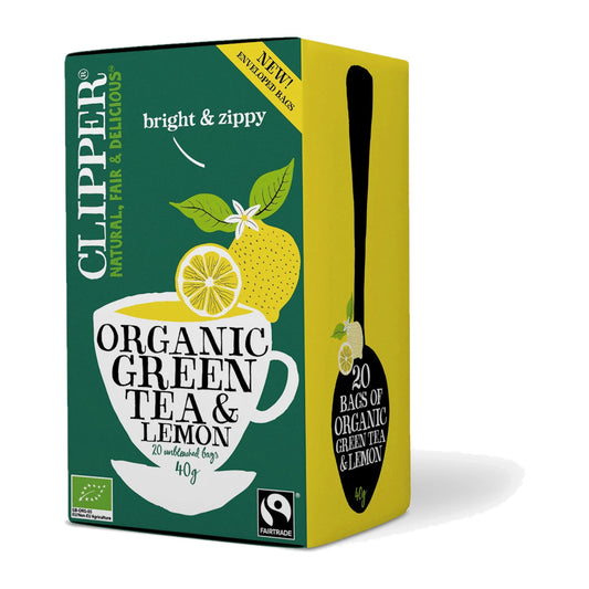 Clipper Organic Green Tea with Lemon – product photo