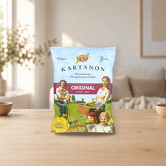 Taffel Kartanon Original Snacks 180g – product photo on a table