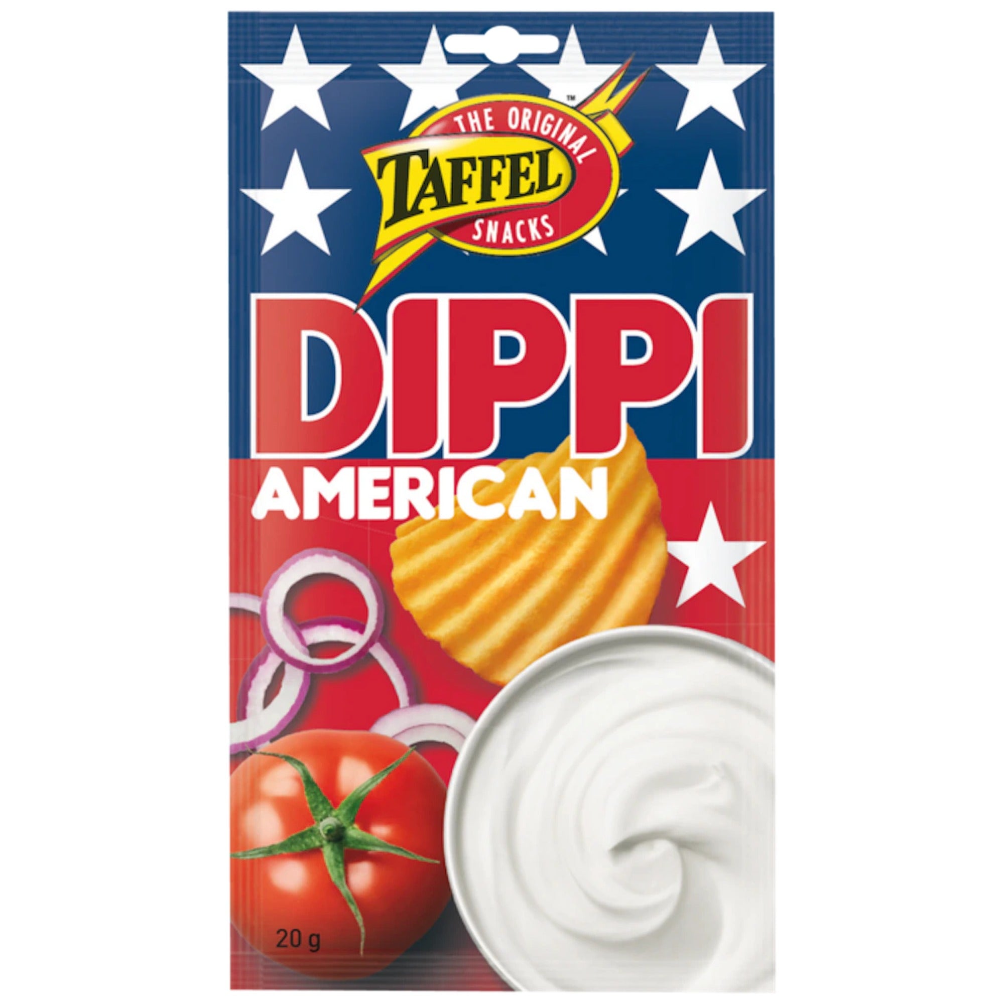Taffel American Dip Snacks 20g – product photo