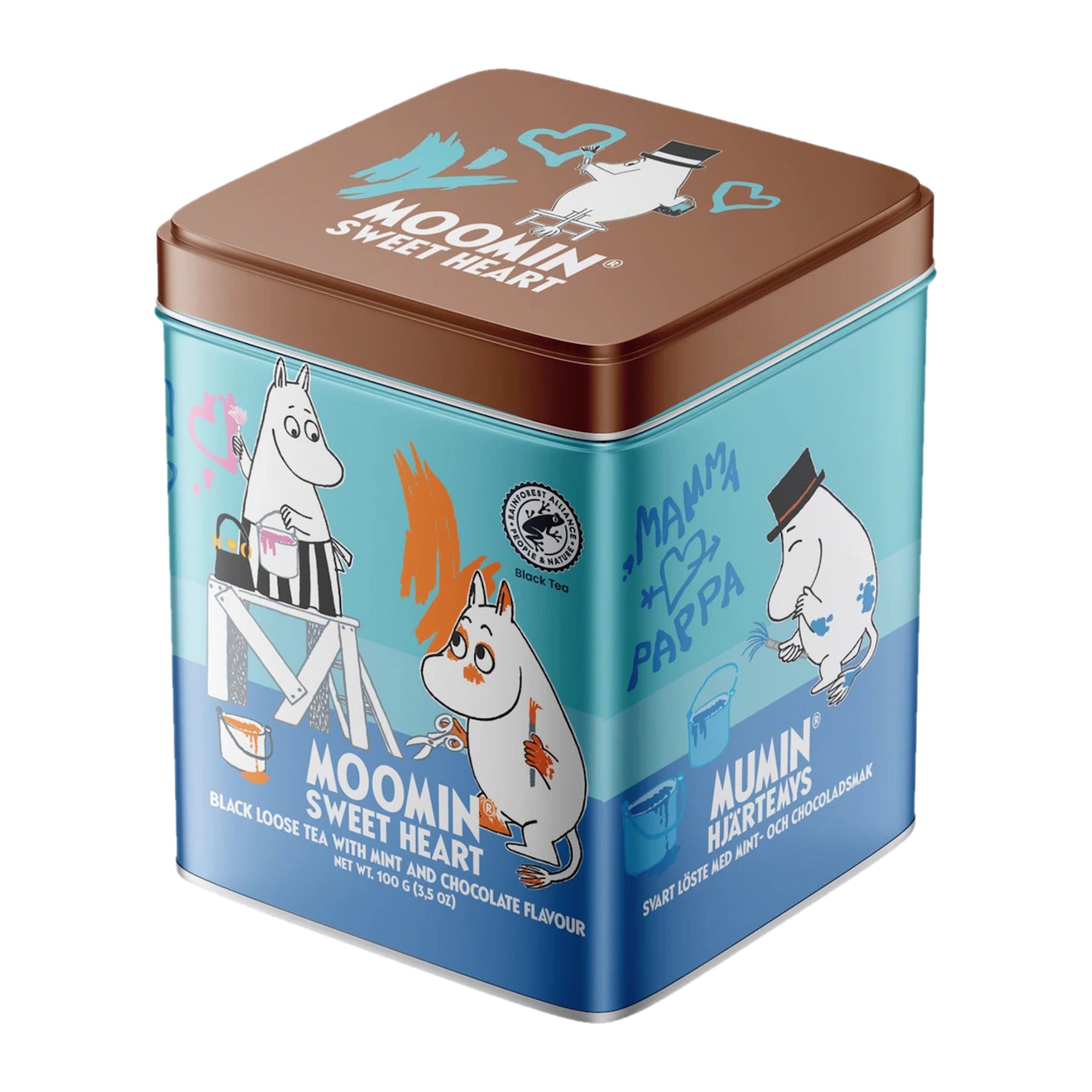 Moomin Sweetheart RFA Black Tea 100g – product photo