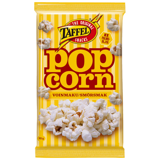 Taffel Popcorn Butter-Flavored Microwave Popcorn 90g – product photo