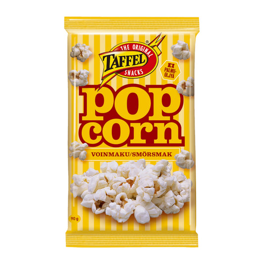 Taffel Popcorn Butter-Flavored Microwave Popcorn 90g – product photo