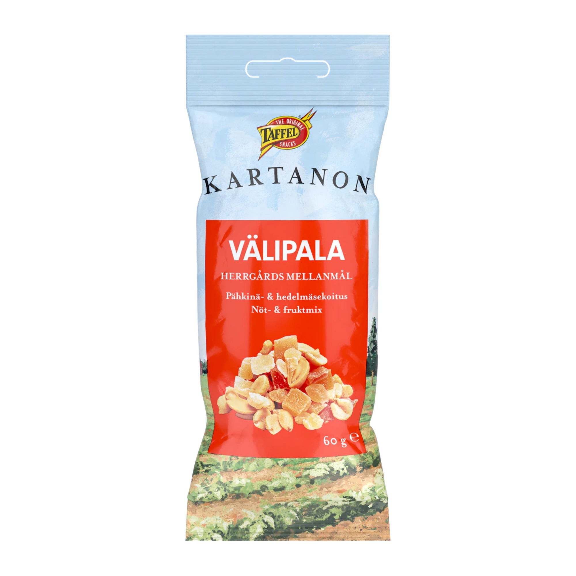 Taffel Kartanon Nut and Fruit Mix 60g Snack Pack – product photo