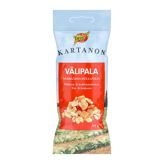 Taffel Kartanon Nut and Fruit Mix 60g Snack Pack – product photo