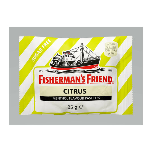 Fisherman's Friend Sugar-Free Citrus Pastilles 25g Pack – product photo