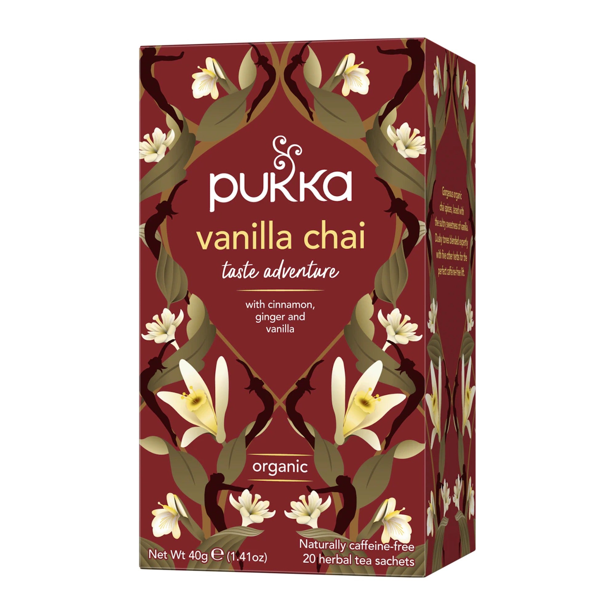 Pukka Organic Vanilla Chai Herbal Tea – product photo