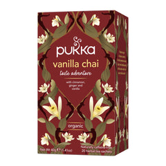 Pukka Organic Vanilla Chai Herbal Tea – product photo