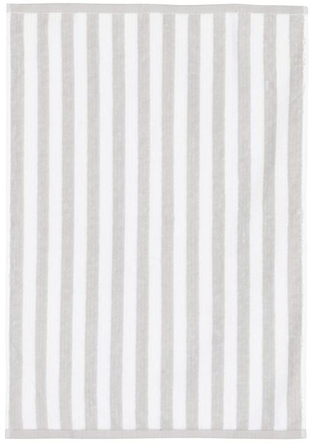 House hand towel Stripe 50x70 cm gray/white