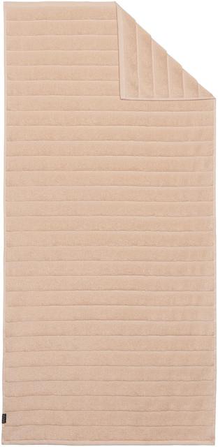 RATIA bath towel Texture 70x140 cm beige | Soposopo