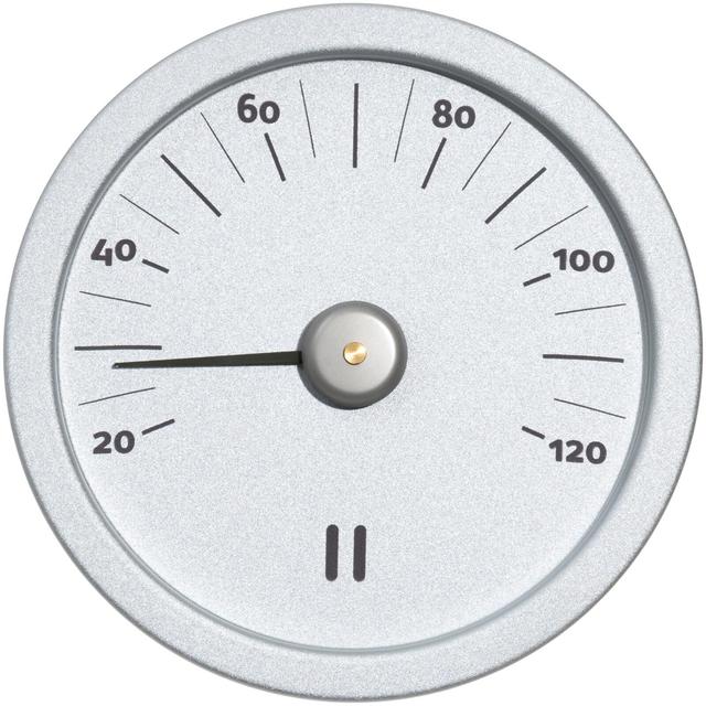 Rento sauna thermometer aluminum natural | Soposopo