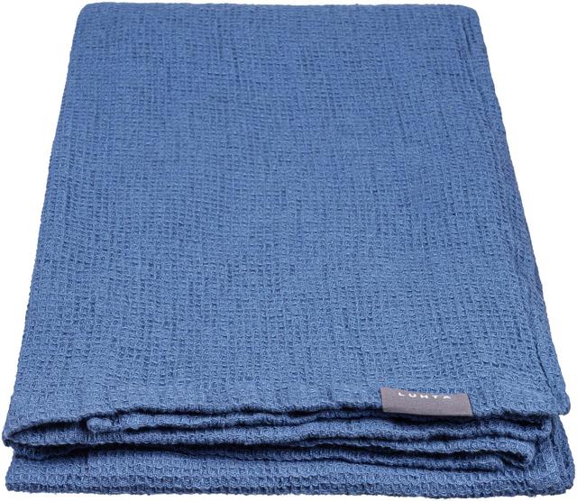 Luhta Home Waffle bath towel 70x140 cm blue | Soposopo