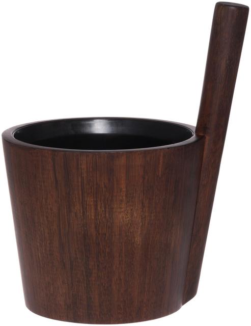 Rento sauna bucket bamboo duo dark