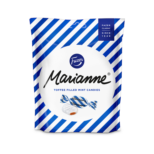 Fazer Marianne Toffee Peppermint Candy 220g Pack - Soposopo