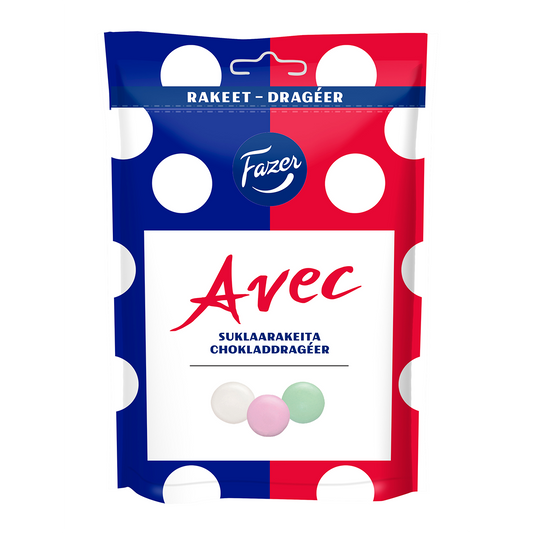 Fazer Avec Original Pastilles 175g - Classic Chocolate Sweets - Soposopo