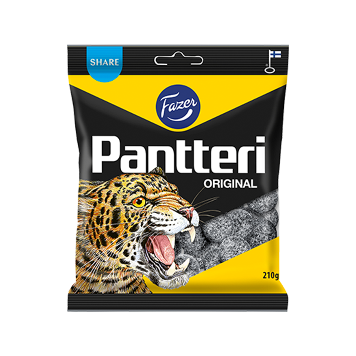 Fazer Pantteri Liquorice Wine Gum 210g - Finnish Candy - Soposopo