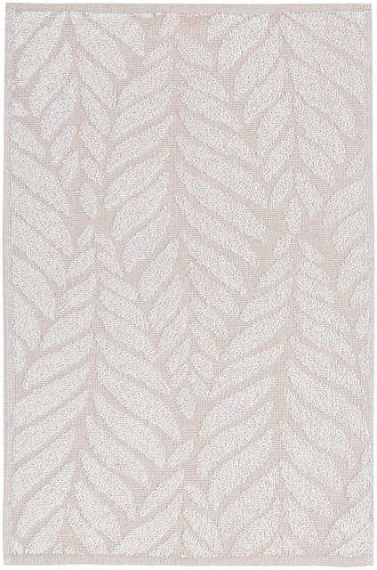 House hand towel Leaf 30x50 cm. beige