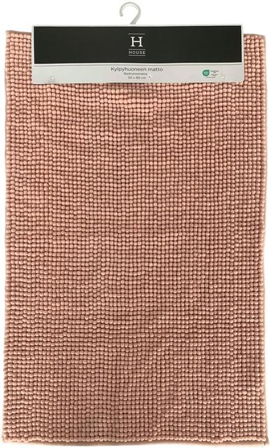 House bathroom mat Chenille 50x80 cm pink