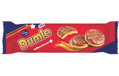 Fazer Dumle Toffee Cookie 136 g | Crispy Biscuit with Soft Toffee