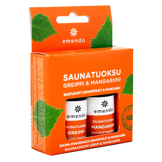 Emendo 2x10ml sauna fragrances grapefruit and mandarin - Soposopo