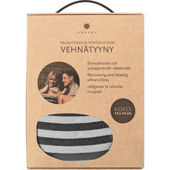 Emendo small wheat pillow black stripe