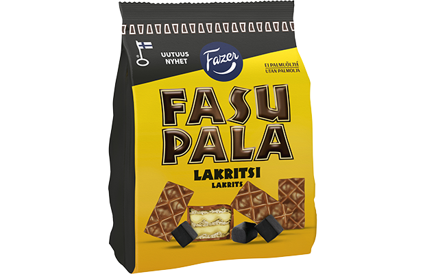 Fazer Fasupala Lakritsi Waffle Wafer Bites 199 g