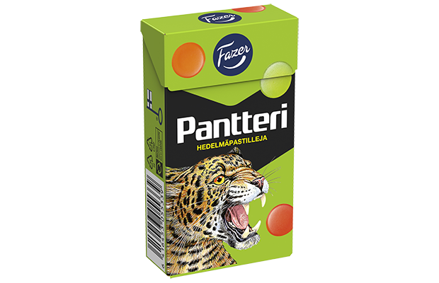 Fazer Pantteri Fruit Pastilles 38 g | Chewy Fruit Candy Pearls