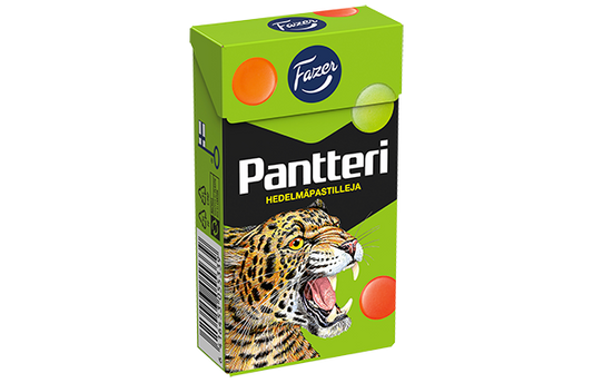 Fazer Pantteri Fruit Pastilles 38 g | Chewy Fruit Candy Pearls
