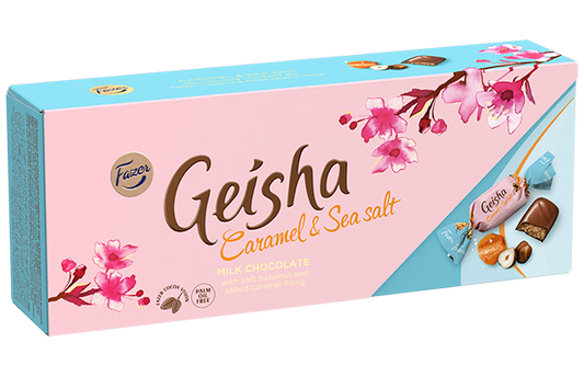 Fazer Geisha Deniz Tuzu & Karamel çikolata 1 Kutu 250g