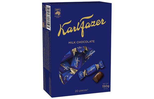 Fazer Karl Fazer Milk Chocolate 1 Box 150g