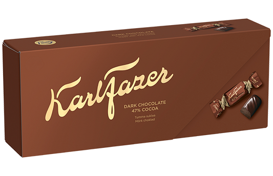 Karl Fazer Dark Chocolate 47% Cocoa Pralines 250 g | Arriba Cocoa