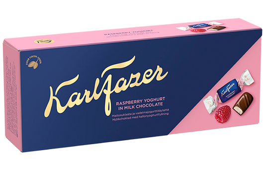 Fazer Karl Fazer Ahududu Yoğurtlu Çikolata 1 Kutu 250g