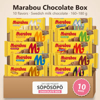 Marabou Chocolate Mix Set with Various Flavors 10 Bars