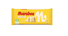 Marabou White Chocolate Bar 185 กรัมพร้อมคำใบ้วานิลลา