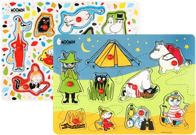 Moomin by Martinex peg puzzle Moomin, various designs - Soposopo