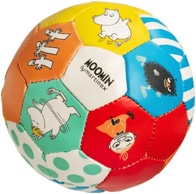 Moomin soft ball ø 10 cm, assorted - Soposopo