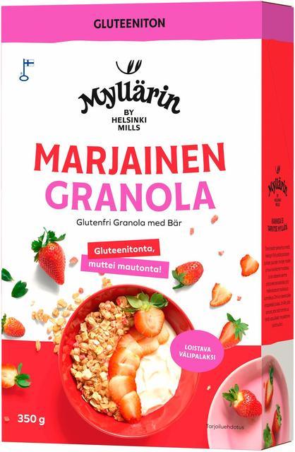 Myllärin Gluten - Free Berry Granola 350 g - Soposopo