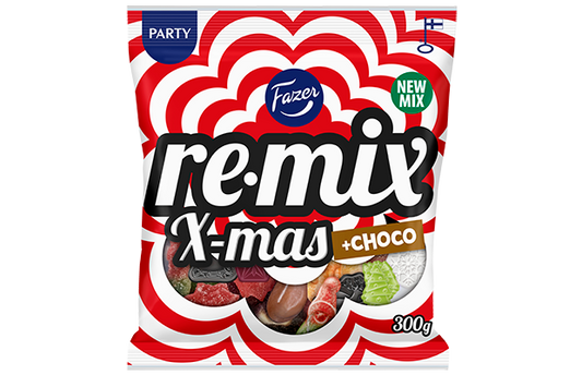 Fazer Remix Xmas +Choco Christmas Candy Bag 300 g