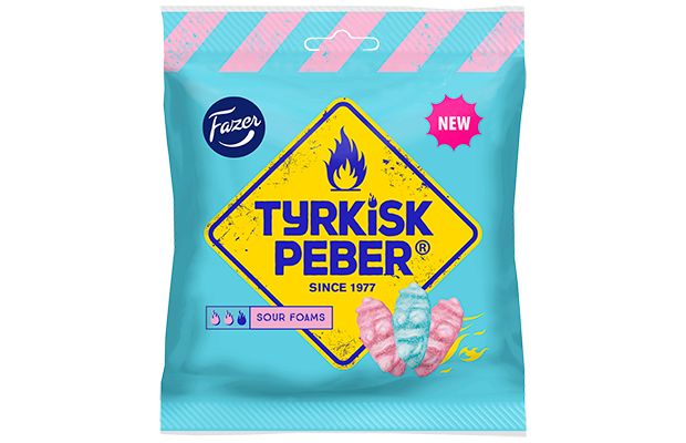 Fazer Tyrkisk Peber Hot & Sour Vaahto (Sour Foam) 150 g